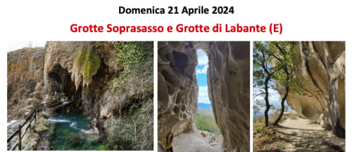 Grotte Soprasasso e Grotte di Labante (E) 