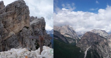 Ferrata Strobel a punta Fiames e Ferrata Bovero al Col Rosà (EEA-PD/D)