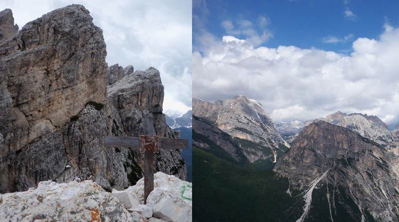 Ferrata Strobel a punta Fiames e Ferrata Bovero al Col Rosà (EEA-PD/D)