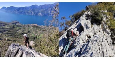 Via Alpinistica Spigolo Bianco – Malcesine (A – III, IV obbl.)