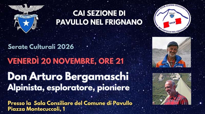 Serata culturale Don Arturo Bergamaschi